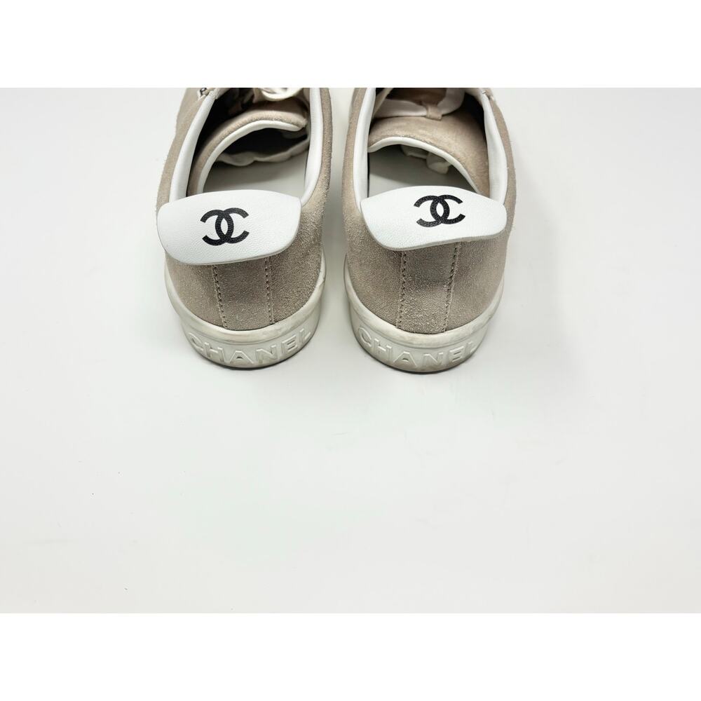 Chanel Weekender Interlocking CC Sneakers Shoes EU37.5 - Picture 6 of 9